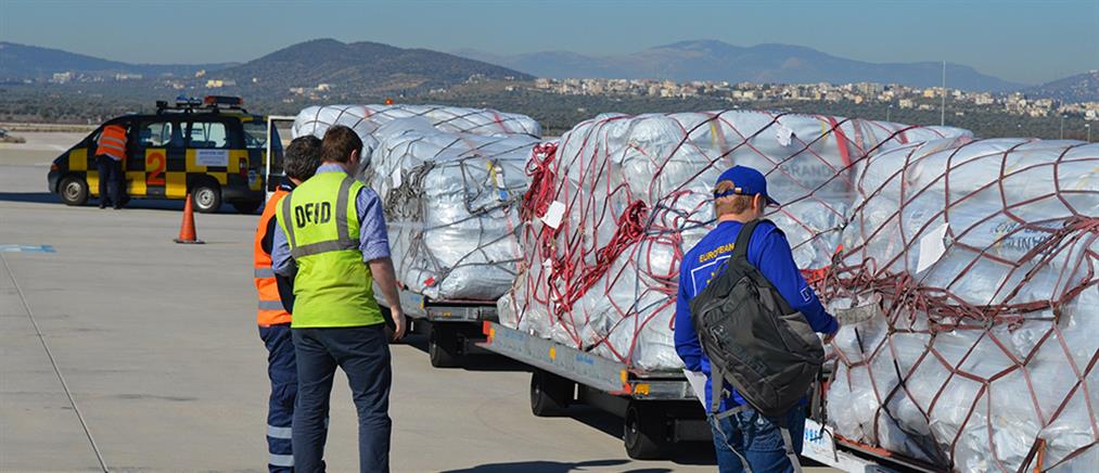 Ανθρωπιστική βοήθεια έλαβε η Ελλάδα από τη Μεγάλη Βρετανία