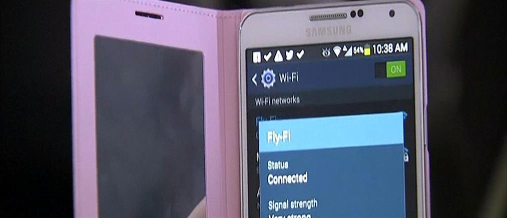 Wi-Fi σε αεροπορικές πτήσεις
