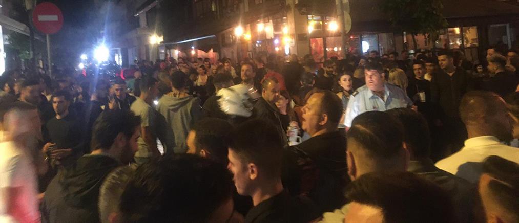 Θεσσαλονίκη: συμπλοκή έξω από take away μπαρ (εικόνες)