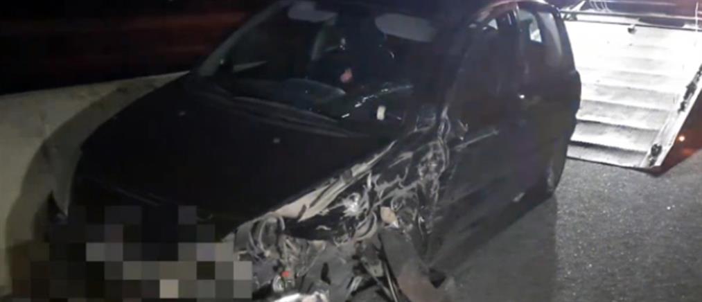 Τροχαίο - Σέρρες: Μεθυσμένος οδηγός μπήκε ανάποδα στην Εγνατία και συγκρούστηκε με άλλο ΙΧ (εικόνες)