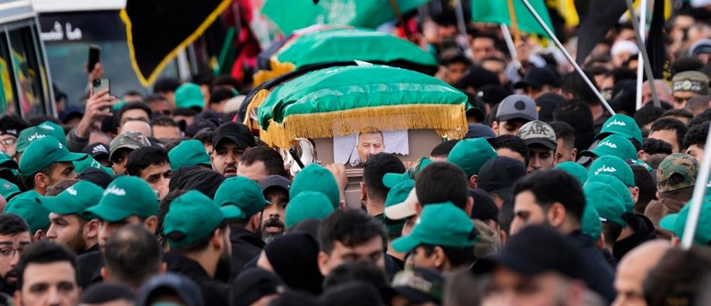 Λίβανος - Σάλεχ Αλ Αρούρι: Λαοθάλασσα και οργή στην κηδεία του υπαρχηγού της Χαμάς (εικόνες)
