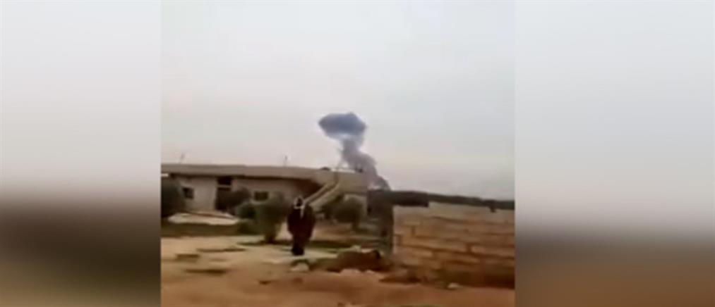 Κατάρριψη ρωσικού μαχητικού από αντάρτες στην Συρία (βίντεο)