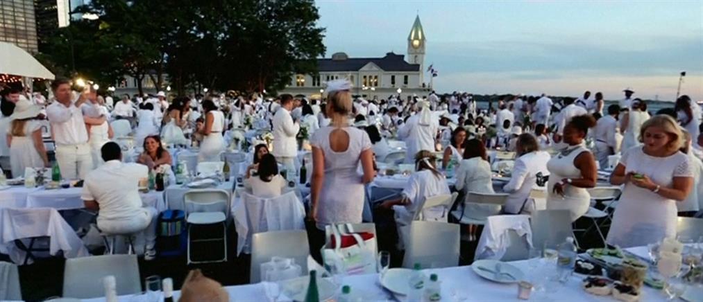 Δείπνο στα λευκά με χιλιάδες καλεσμένους… άγνωστους μεταξύ τους! (βίντεο)