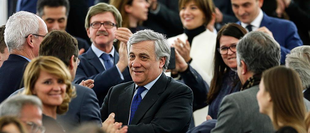 Ο Αντόνιο Ταγιάνι νέος πρόεδρος του Ευρωκοινοβουλίου (φωτο)