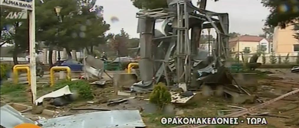 Ανατίναξαν ΑΤΜ στους Θρακομακεδόνες (βίντεο)