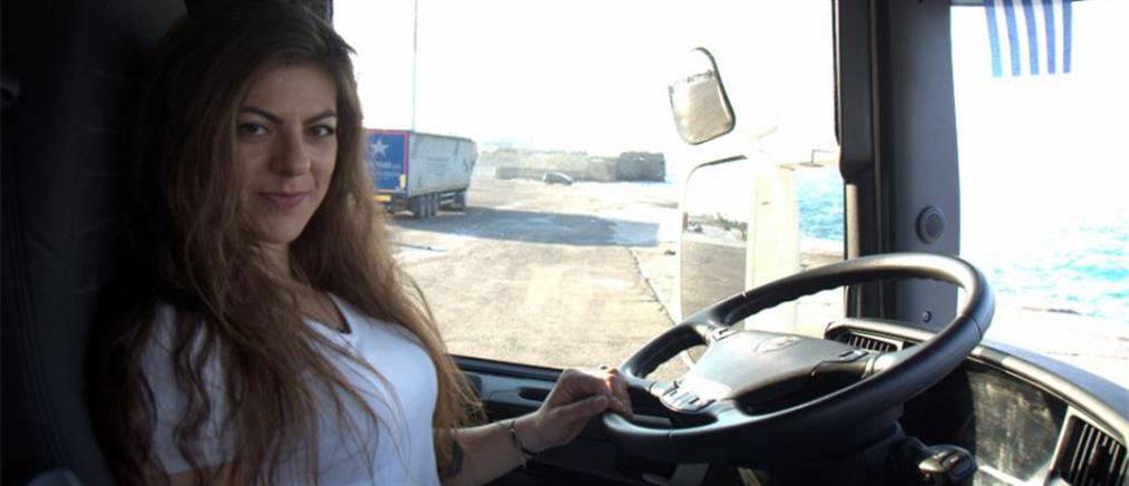 Η 24χρονη Ντανιέλα, επαγγελματίας οδηγός νταλίκας (εικόνες)