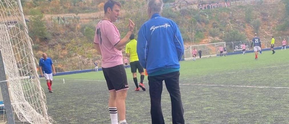 Ο Κασσελάκης έπαιξε ποδόσφαιρο σε ερασιτεχνικό πρωτάθλημα (εικόνες)