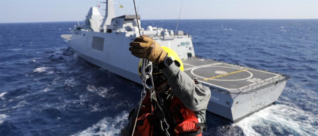 Πολεμικό Ναυτικό: Άσκηση Ελλάδας - Κύπρου - Ιταλίας - Γαλλίας (βίντεο)
