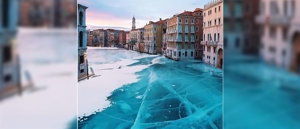 Φάρσα η «φωτογραφία» της παγωμένης Βενετίας