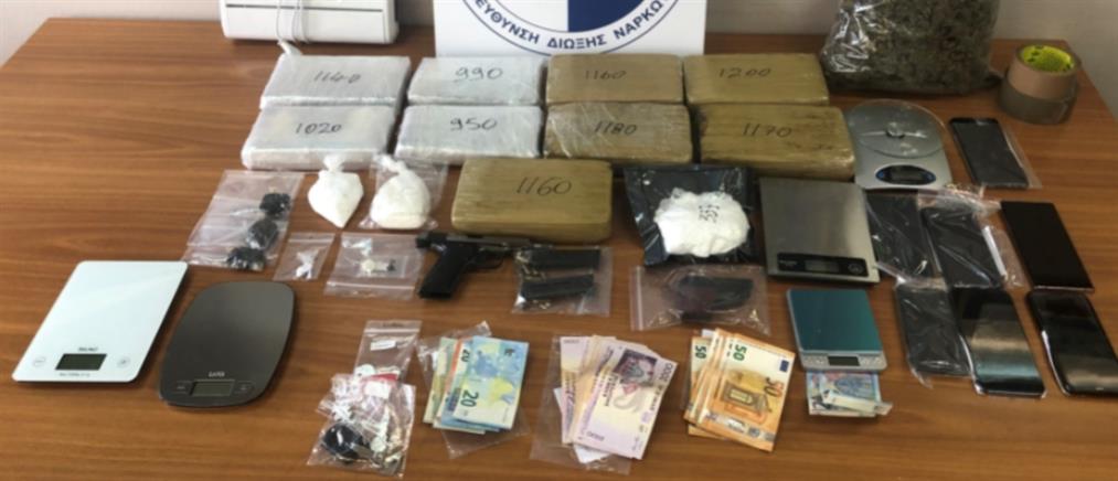 Συλλήψεις για μεγάλη ποσότητα κοκαϊνης (εικόνες)