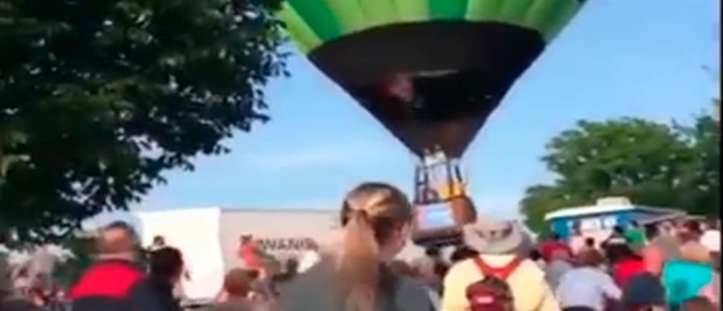 Βίντεο: αερόστατο έπεσε πάνω σε πλήθος κόσμου