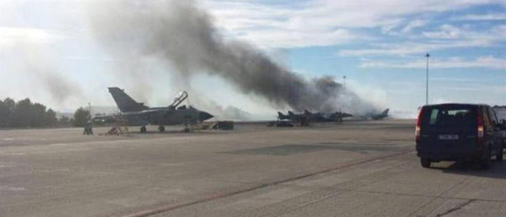 Άραξος: Φωτιά έξω από το στρατιωτικό αεροδρόμιο