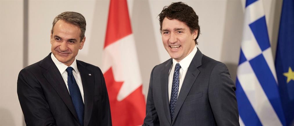 Μητσοτάκης - Τριντό: οι “ύμνοι” του Καναδού πρωθυπουργού και η συμφωνία για τα Canadair (εικόνες)