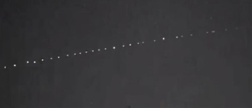 Κοζάνη: δορυφόροι Starlink της SpaceX ορατοί στον ουρανό (βίντεο)