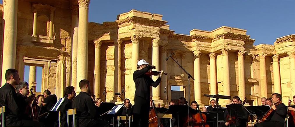 Μάγεψε η συναυλία στην αρχαία Παλμύρα (βίντεο)