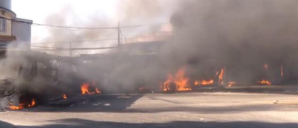 Βραζιλία: δεκάδες λεωφορεία έγιναν παρανάλωμα του πυρός (εικόνες)