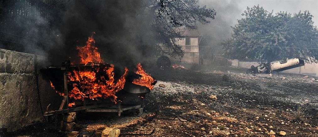 Συνεχίζονται οι πυρκαγιές σε Κινέτα και Καλλιτεχνούπολη