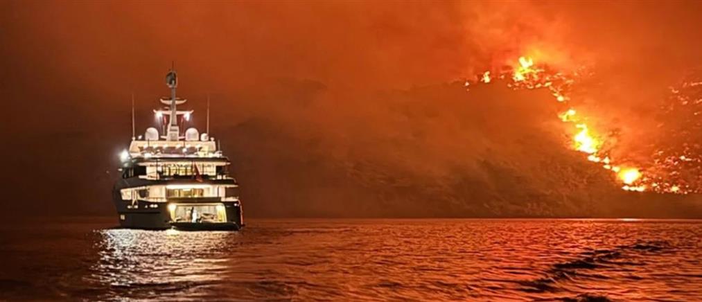 Φωτιά στην Ύδρα: το σκάφος, τα πυροτεχνήματα και οι ανακρίσεις μετά την φυγή