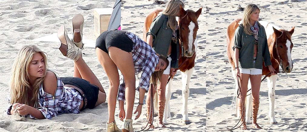 Kate Upton: «Το κορίτσι και το άλογο»