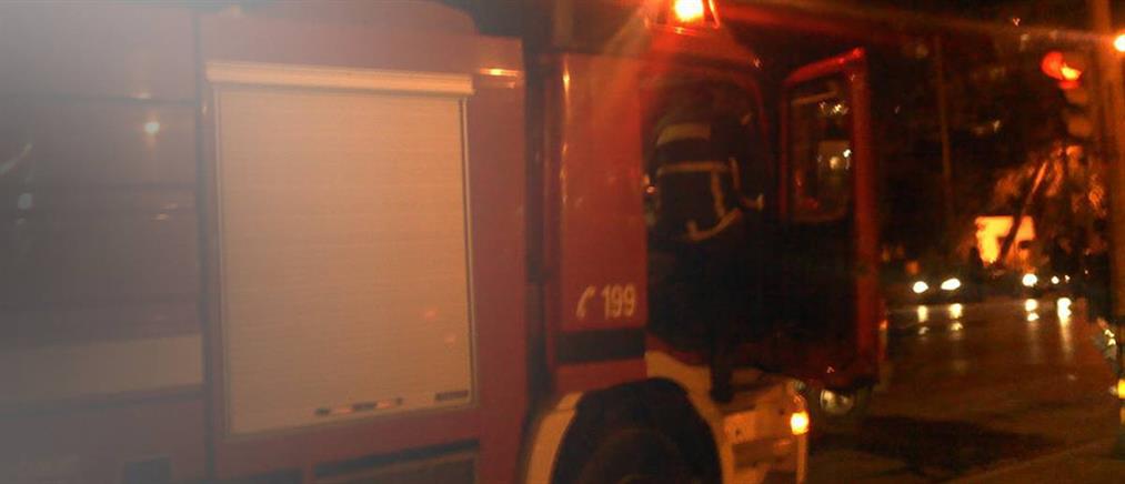 Ηράκλειο: Αυτοκίνητο πήρε φωτιά εν κινήσει