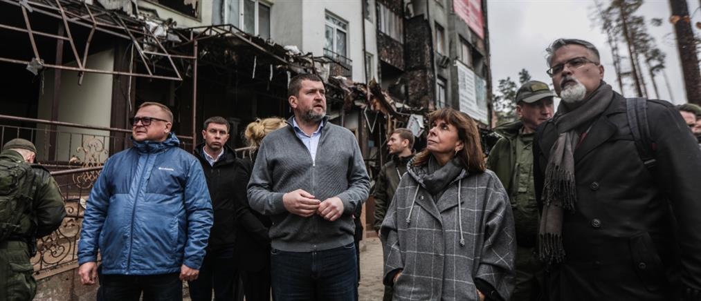 Ουκρανία: Η Σακελλαροπούλου στο Κίεβο