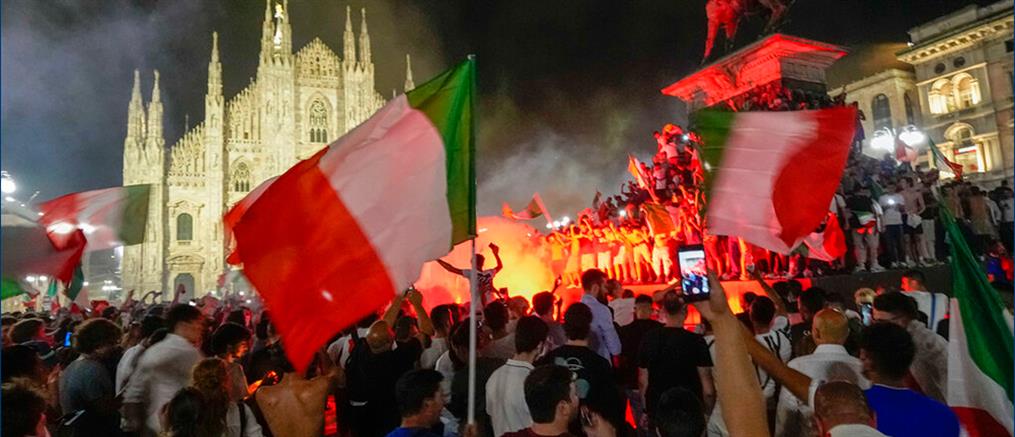 Euro 2020: Η Ιταλία πανηγυρίζει ξέφρενα (εικόνες)