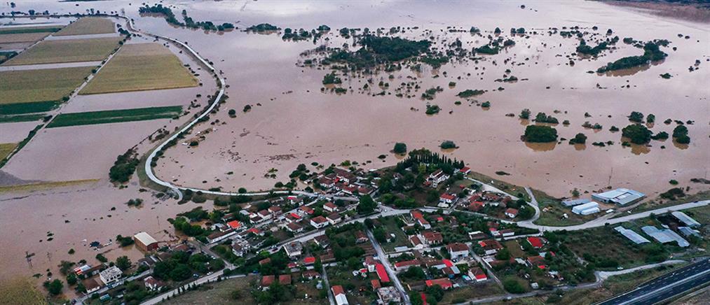 Κακοκαιρία “Daniel” – Copernicus: Βροχή περισσότερο από ό,τι σε ένα χρόνο έπεσε σε περιοχές της Ελλάδας