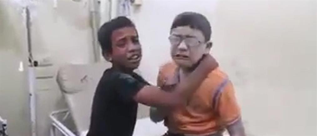 Χαλέπι: Ο θρήνος δύο αγοριών για τον νεκρό αδελφό τους (βίντεο)