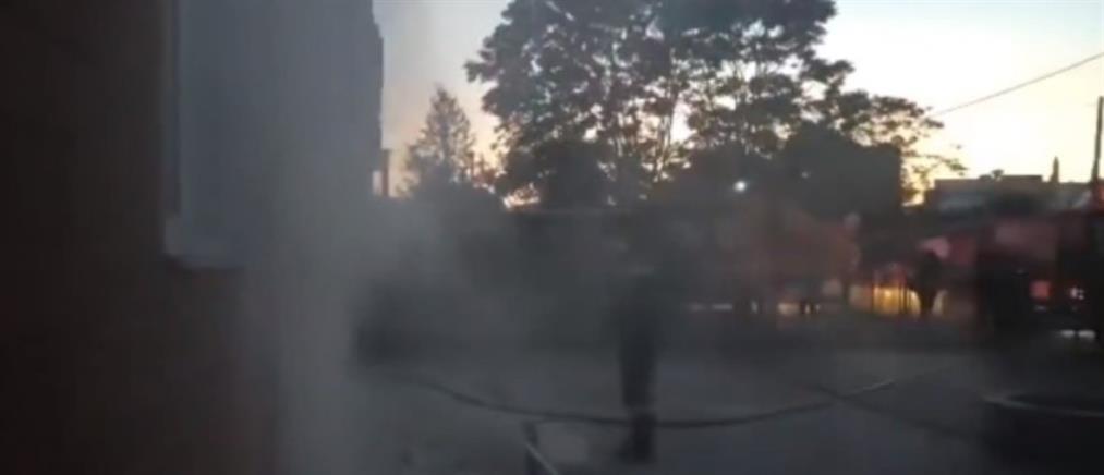 Αλεξανδρούπολη: φωτιά σε δομή φιλοξενίας ασυνόδευτων ανηλίκων (βίντεο)