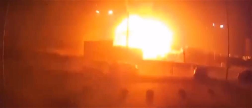 Κίεβο: Ισχυρή έκρηξη σε δεξαμενές καυσίμων (βίντεο)