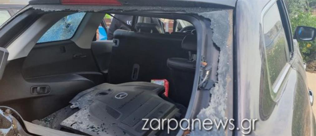 Πυροβολισμοί στα Χανιά: “Γάζωσαν” αυτοκίνητο δημοτικής συμβούλου (εικόνες)