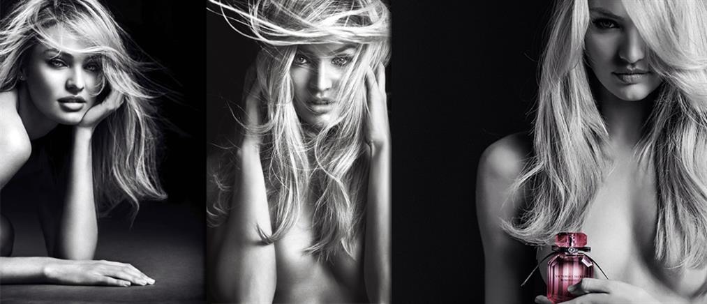 Η Κάντις Σουάνπολ διαφημίζει topless το άρωμα της Victoria’s Secret
