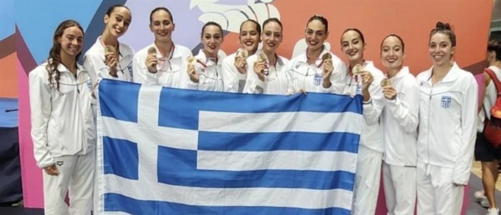 Καλλιτεχνική κολύμβηση - Εθνική: “Χάλκινα” τα κορίτσια της Ελλάδας (εικόνες)