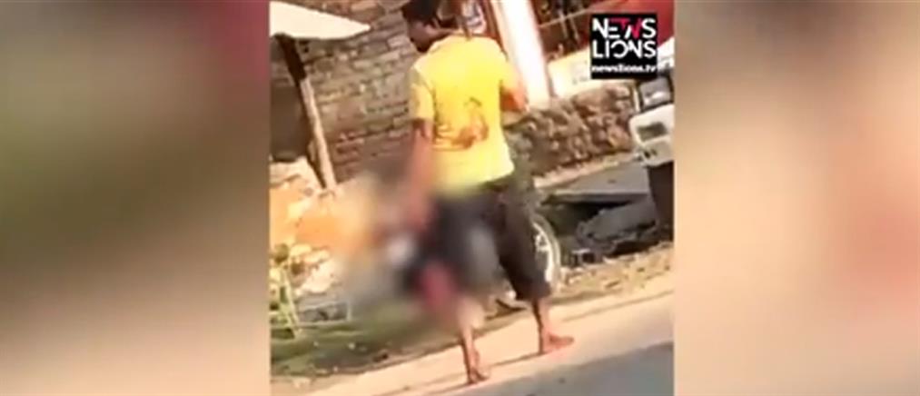 Βίντεο-σοκ: Αποκεφάλισε τη γυναίκα του και πήγε το κεφάλι στην αστυνομία