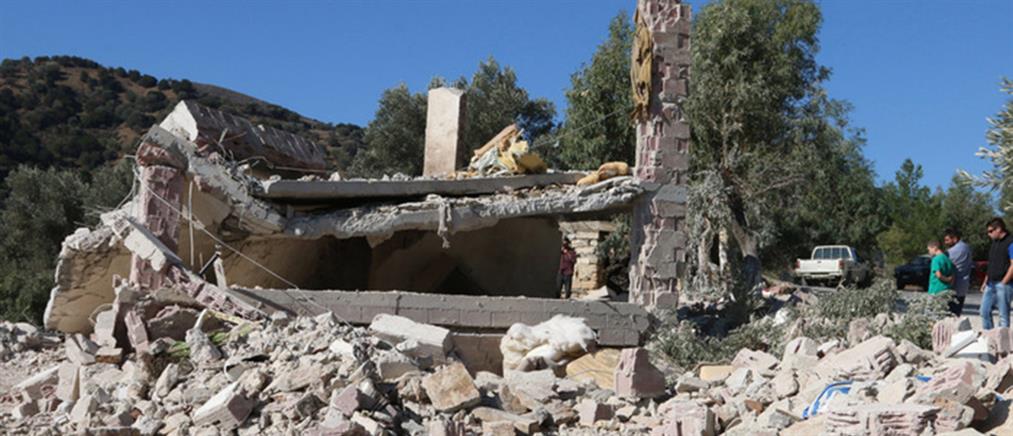 Έκρηξη ισοπέδωσε σπίτι στα Βορίζια Ηρακλείου