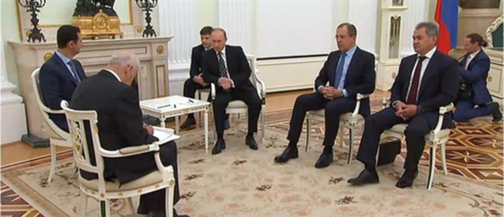Επίσκεψη «αστραπή» του Άσαντ στο Κρεμλίνο (Βίντεο)