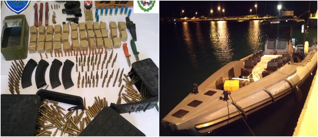 “Ρεσάλτο” του Λιμενικού σε σκάφος με όπλα και σφαίρες (εικόνες)