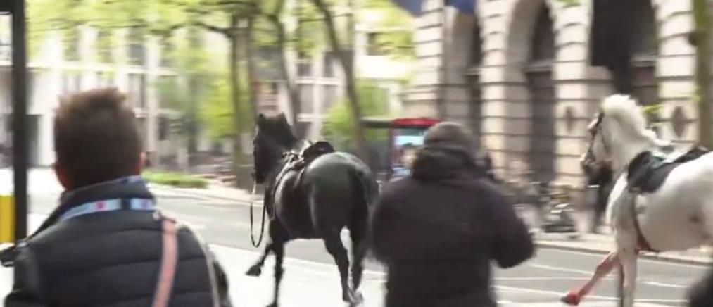 Λονδίνο: αφηνιασμένα άλογα έσπειραν τον πανικό στους δρόμους της πόλης (βίντεο)