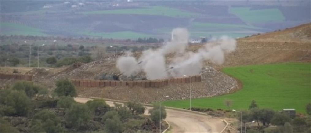 Με “σφυροκόπημα” από το πυροβολικό ξεκίνησαν οι τουρκικές επιχειρήσεις στη Συρία (βίντεο)