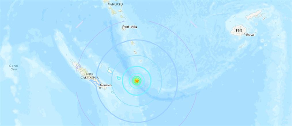 Ισχυροί σεισμοί συγκλόνισαν τη Νέα Καληδονία
