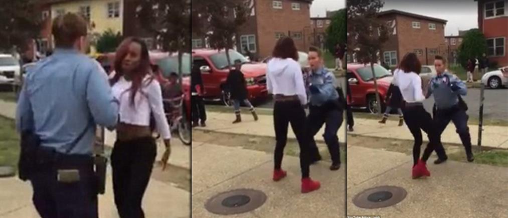 Έφηβη προκαλεί αστυνομικό σε «μονομαχία»- Δείτε το αποτέλεσμα… (Βίντεο)