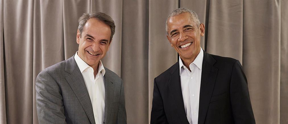 Μητσοτάκης - Ομπάμα: Τι συζήτησαν στο Ίδρυμα Νιάρχος (εικόνες)