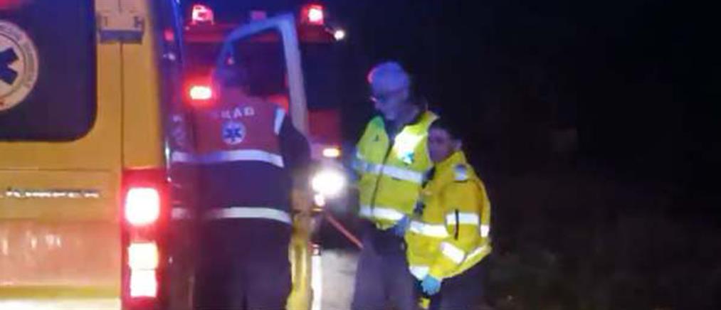 Εύβοια: Τροχαίο ατύχημα με σοβαρό τραυματισμό οδηγού (βίντεο)