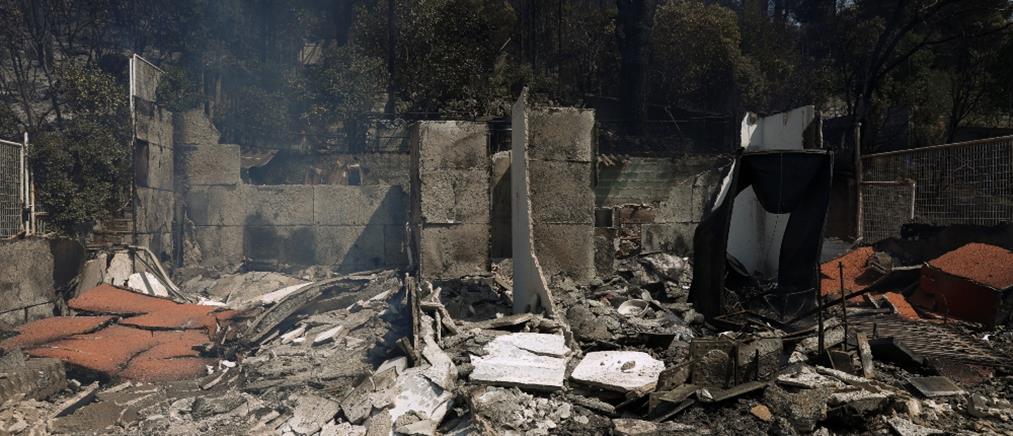 Φωτιά στην Αττική: Αποκαρδιωτικές εικόνες καταστροφής