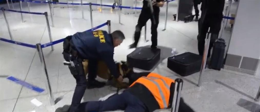 Άσκηση για τρομοκρατική επίθεση στο αεροδρόμιο “Ελ. Βενιζέλος” (βίντεο)