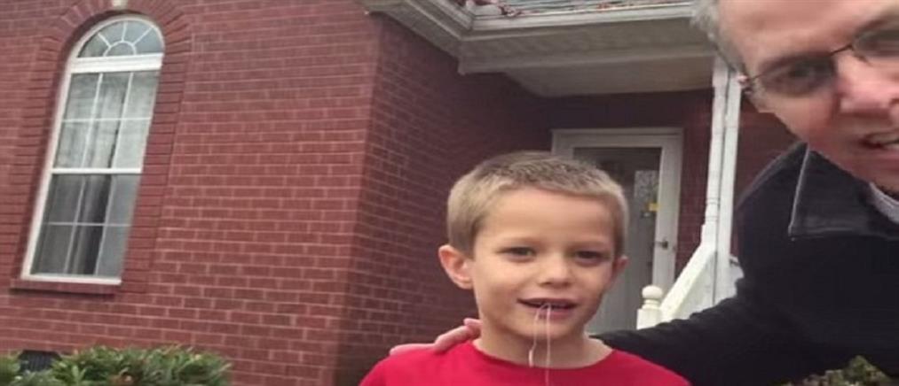 Έβγαλε το δόντι του γιου του με μπαλάκι του γκολφ! (βίντεο)
