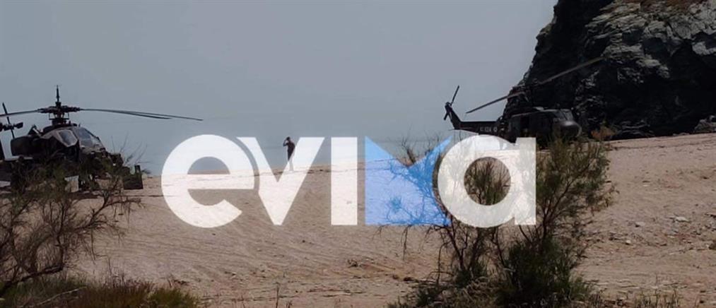 Αναγκαστική προσγείωση στην Εύβοια: Αίσιο τέλος με το ελικόπτερο