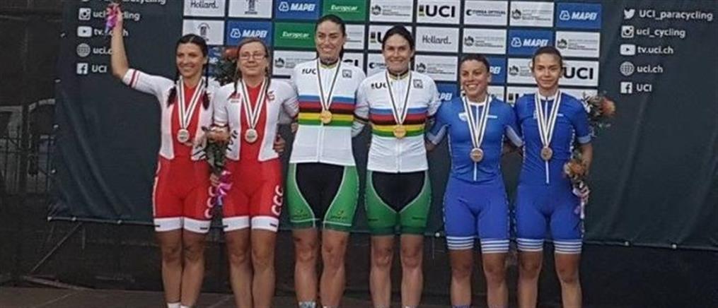 Ποδηλασία: Χάλκινο μετάλλιο για Καλατζή-Μηλάκη στο Παγκόσμιο Πρωτάθλημα