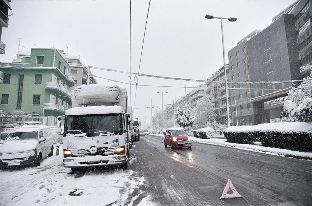 Χιόνια - Αθήνα