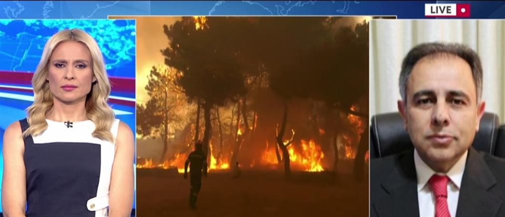 Φωτιά στα Βατερά - Κυτέλης: είδα 6 καμένα σπίτια, οι φλόγες έφθασαν στην θάλασσα (βίντεο)